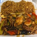 Best Chicken Shrimp & Beef Mongolian Style (Combo Plate) in Houston, TX